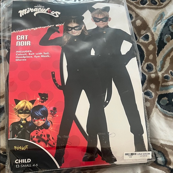 Cat Noir Kids Costume - Black - Picture 1 of 2